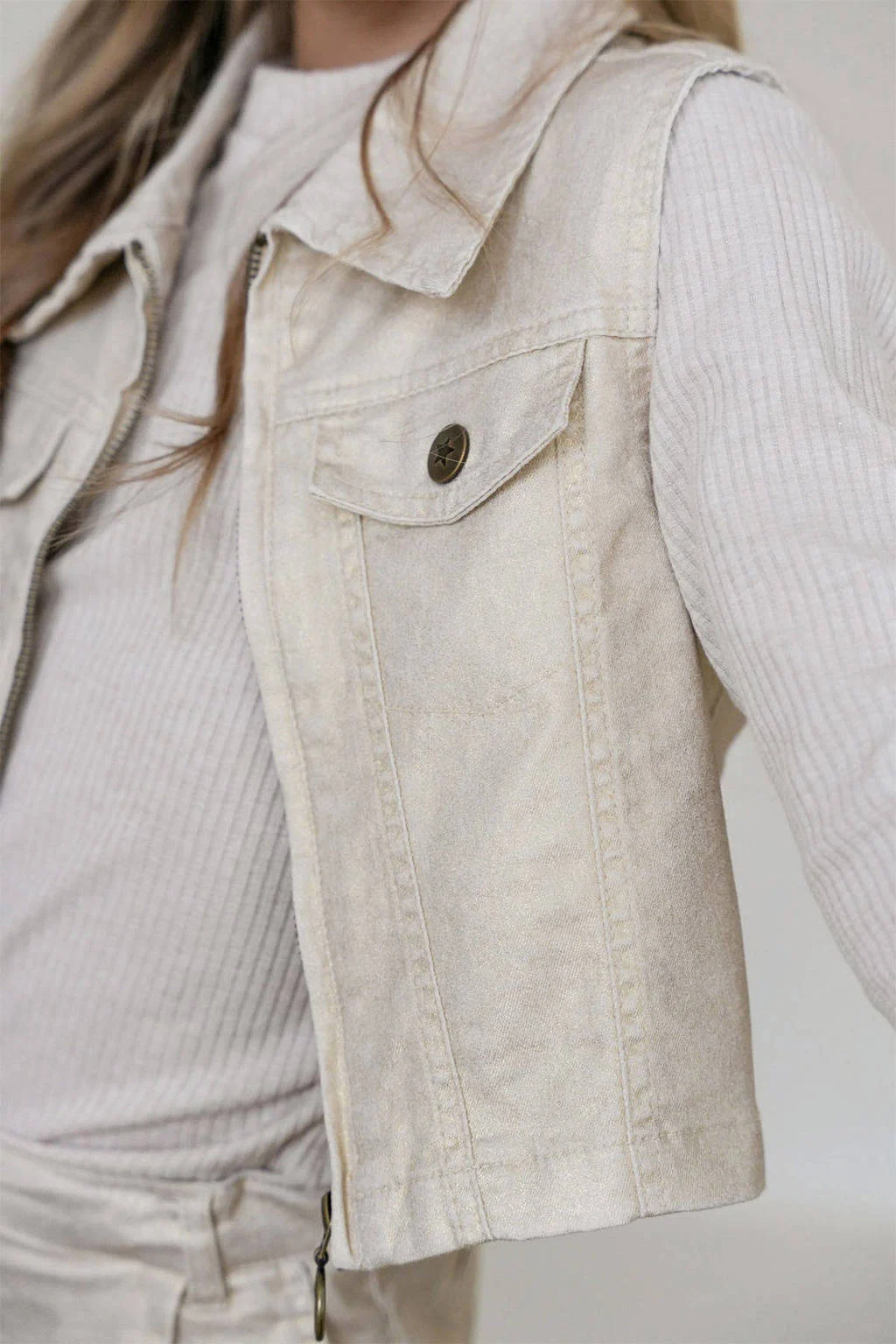 Like Flo gilet goud