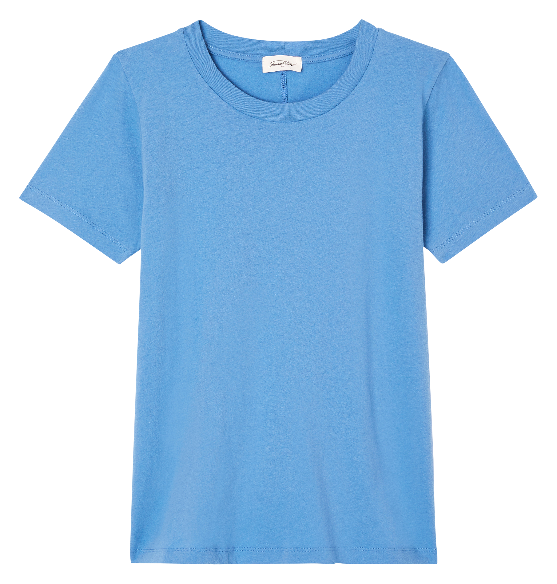 GAMIPY - Tee-shirt col rond en coton | Bleu