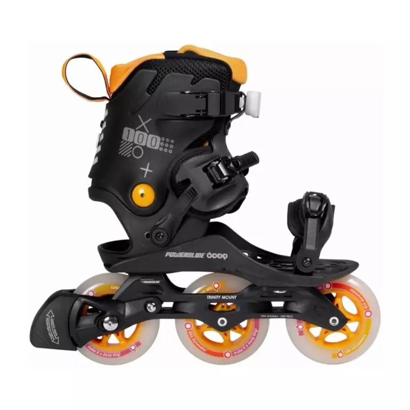 Roller en ligne POWERSLIDE Doop Yellow Sunrise 100