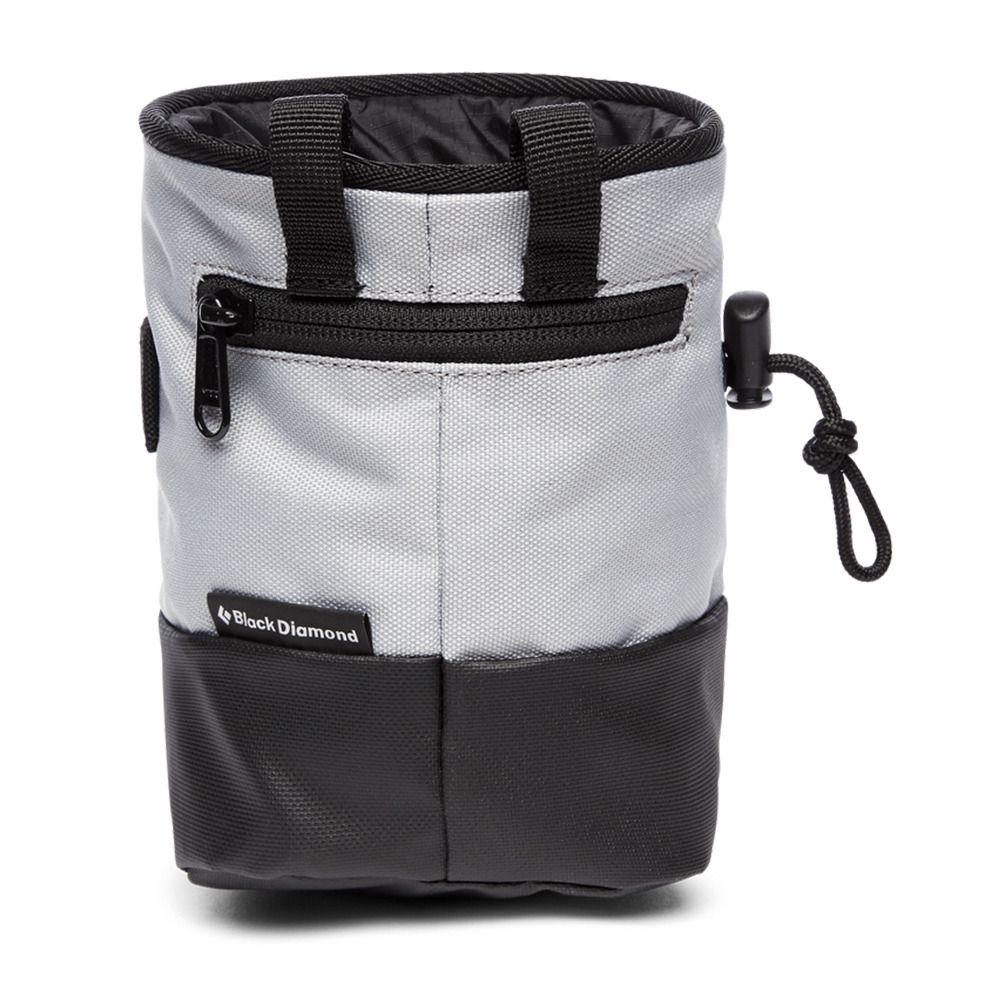 Black Diamond MOJO ZIP CHALK - Sac À magnésie pewter