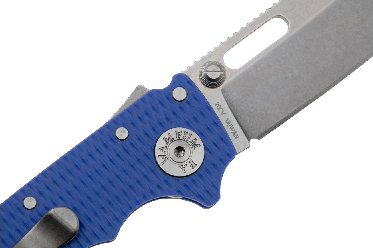Demko Knives AD20.5 Shark-Lock CPM 20CV Clip Point AD205-20CV-BLG10-CP Blue G10, zakmes