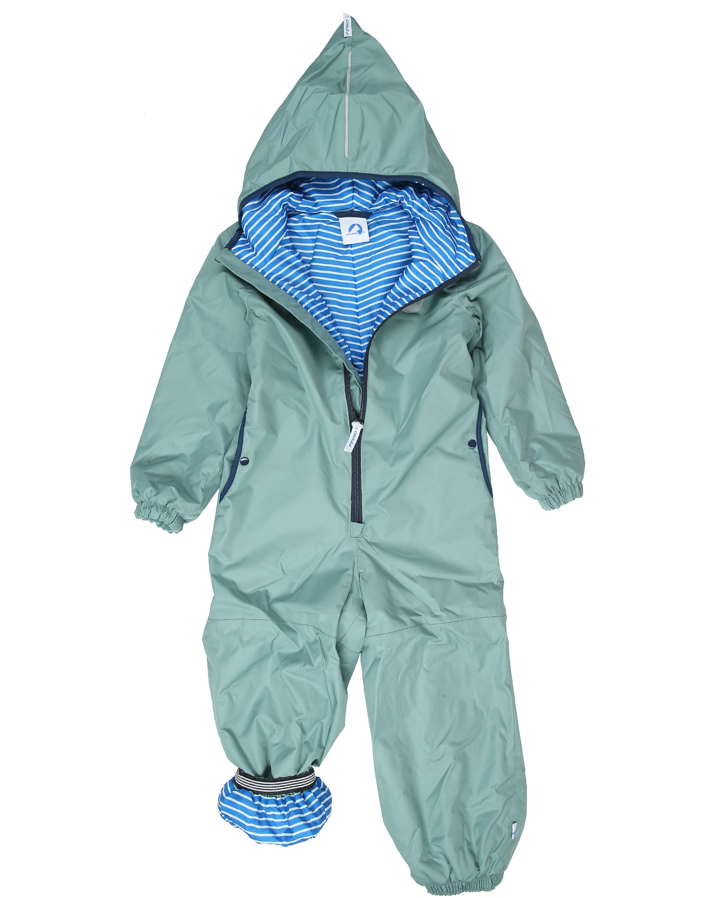 Regen-Overall PIKKUMINI mit Innenfleece in trellis