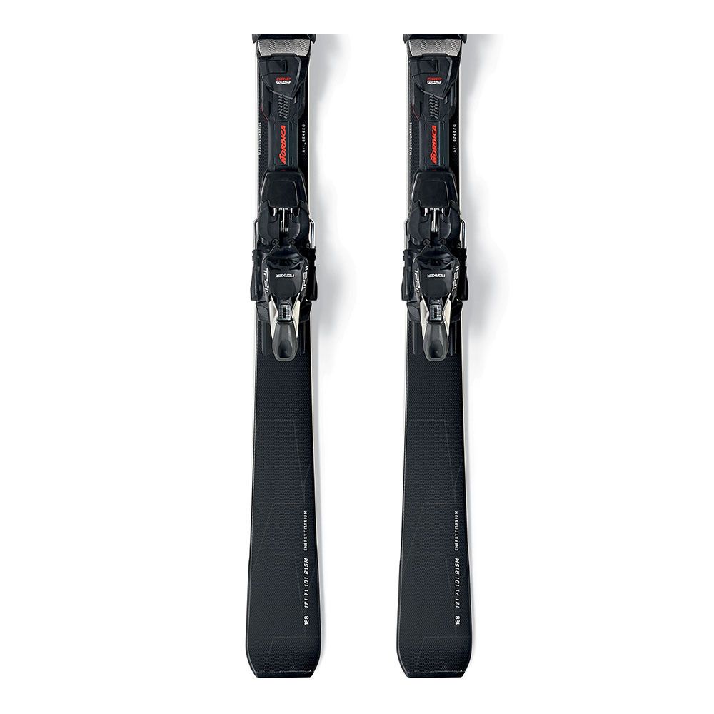 Nordica SPITFIRE TI FDT - Skis piste + Fixations TP2 LIGHT 11 FDT black/fluo red Homme rouge/anthrazite/black/fluo red