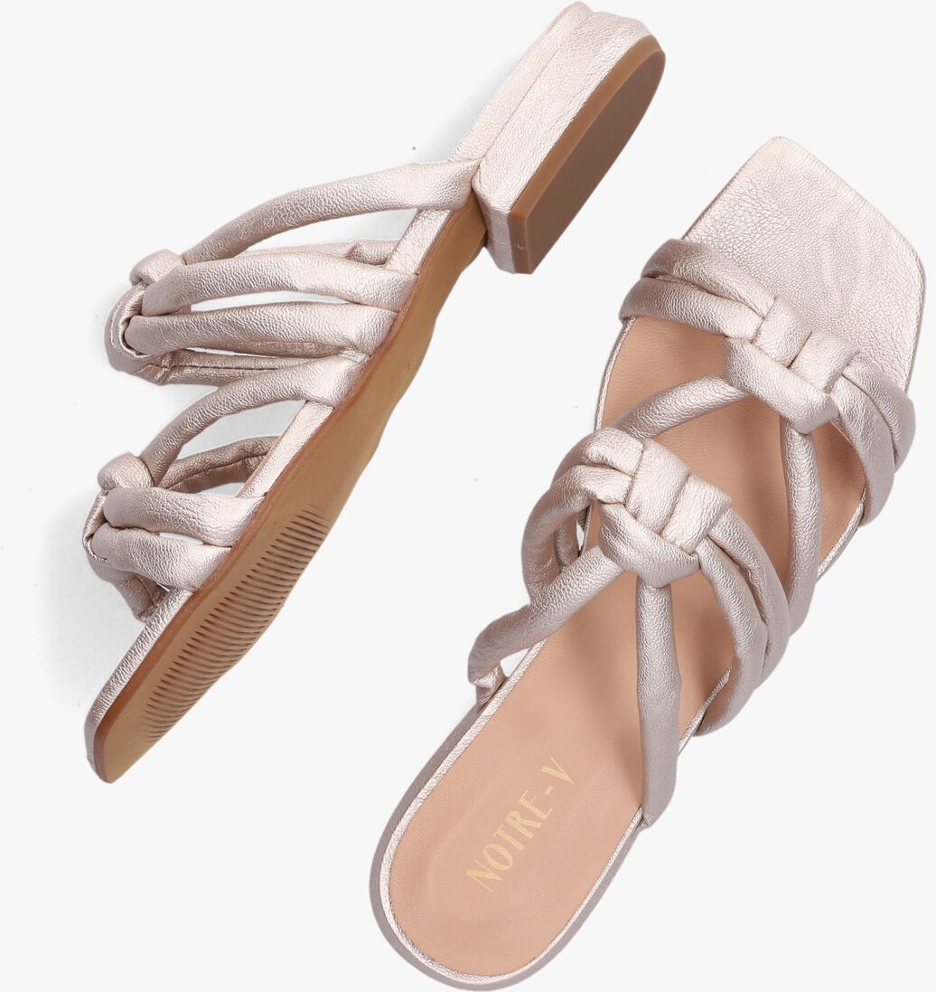 NOTRE-V gouden notre-v slippers 1312