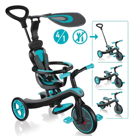 Authentic Sports Globber Explorer Trike 4in1 türkis