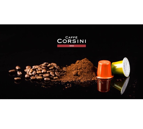 Coffret Corsini : 1 boîte de café moulu Gran Riserva 250g + 1 cafetière italienne