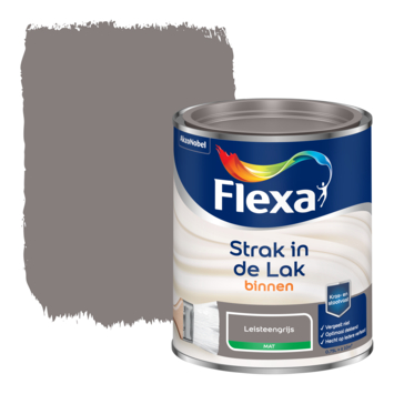 Flexa Strak in de Lak binnenlak mat leisteengrijs 750 ml