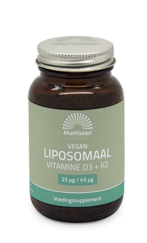 Mattisson Liposomaal vit d3 k2 60vcp