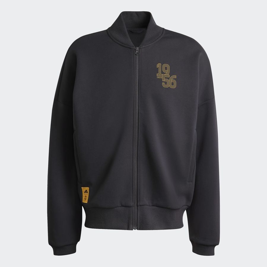 Adidas Veste de survêtement maille double Real Madrid