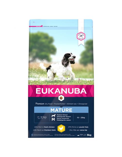 Eukanuba Thriving Mature Medium Breed Kip - Hondenvoer