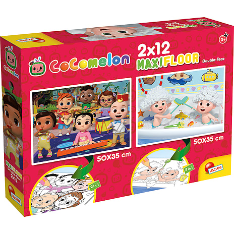 Cocomelon maxi puslespil - 2x12 brikker