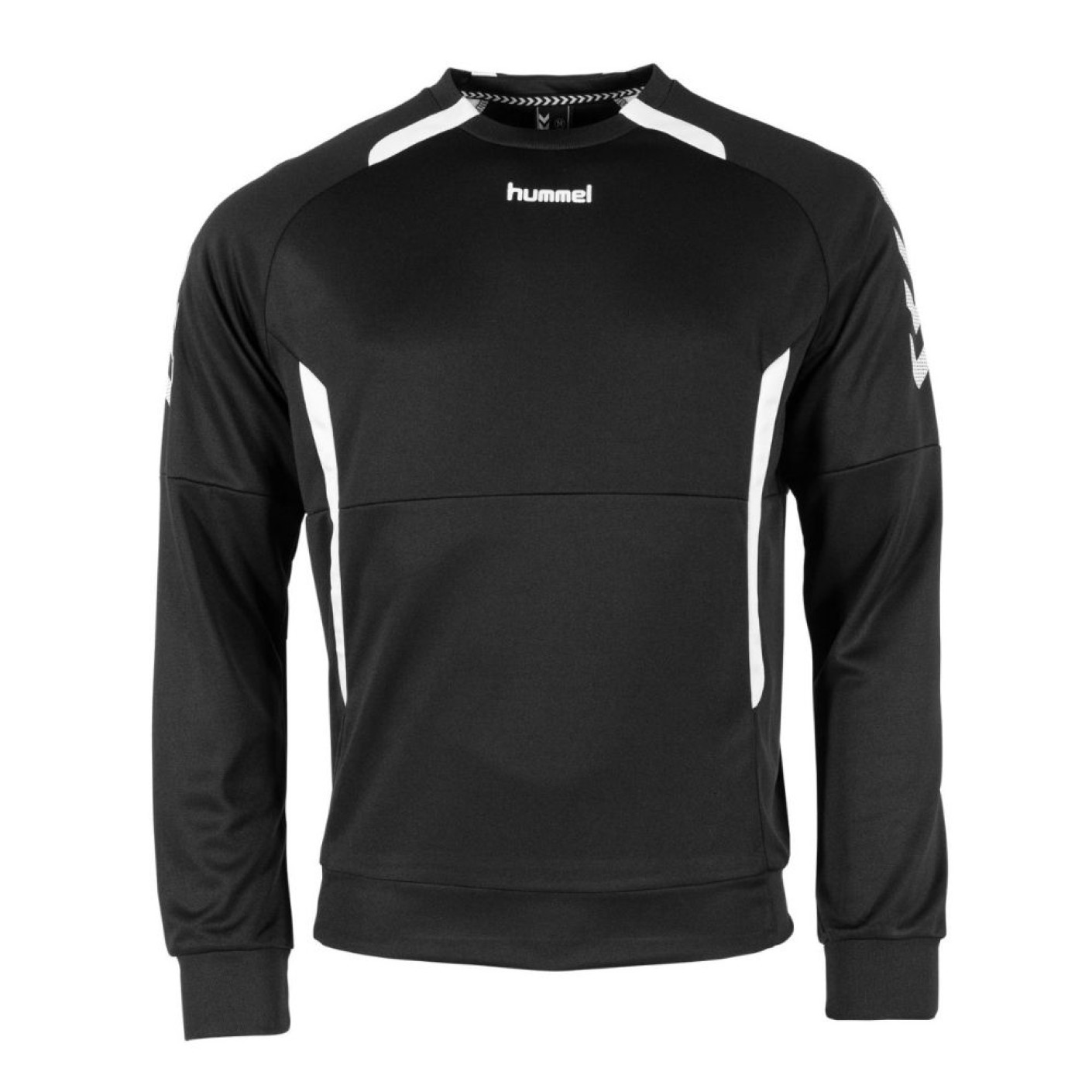 Hummel Authentic Crew Sweater Kids Zwart Wit