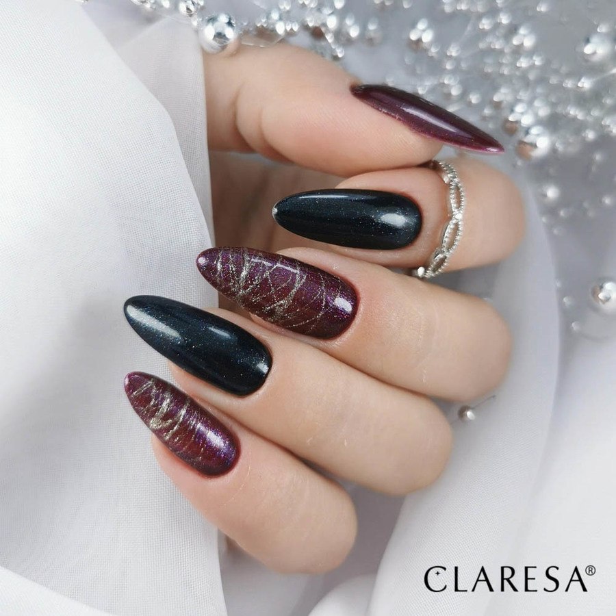 Claresa Nail Polish Hybrid Soak Off Galaxy Black 5ml