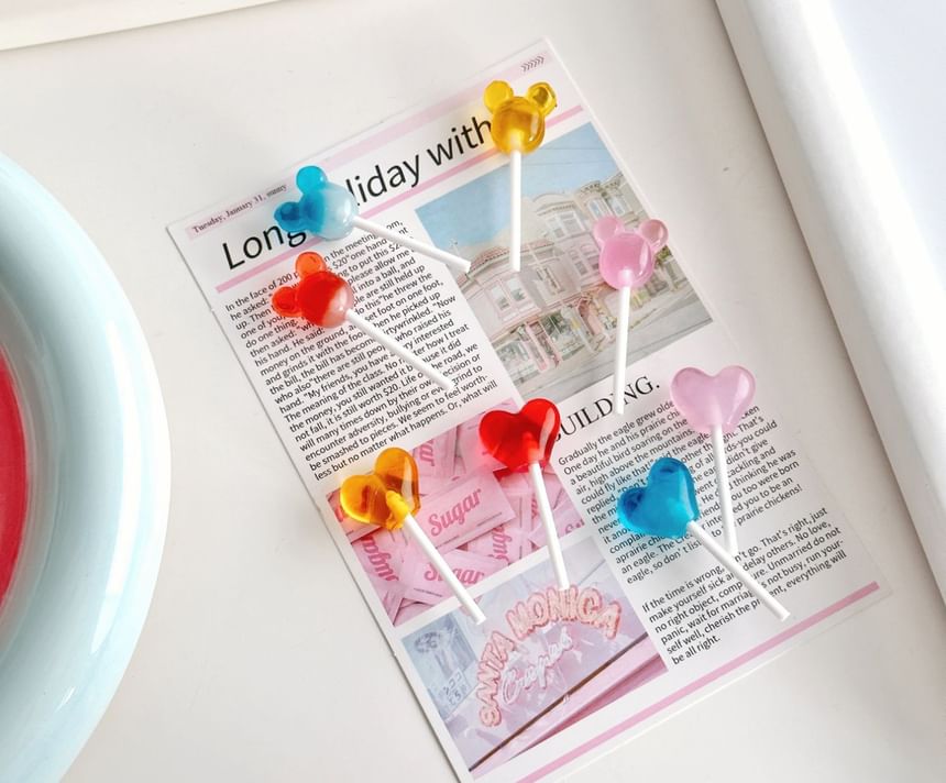 Indus - Lollipop Hars Koelkastmagneet (Diverse Ontwerpen) / Set