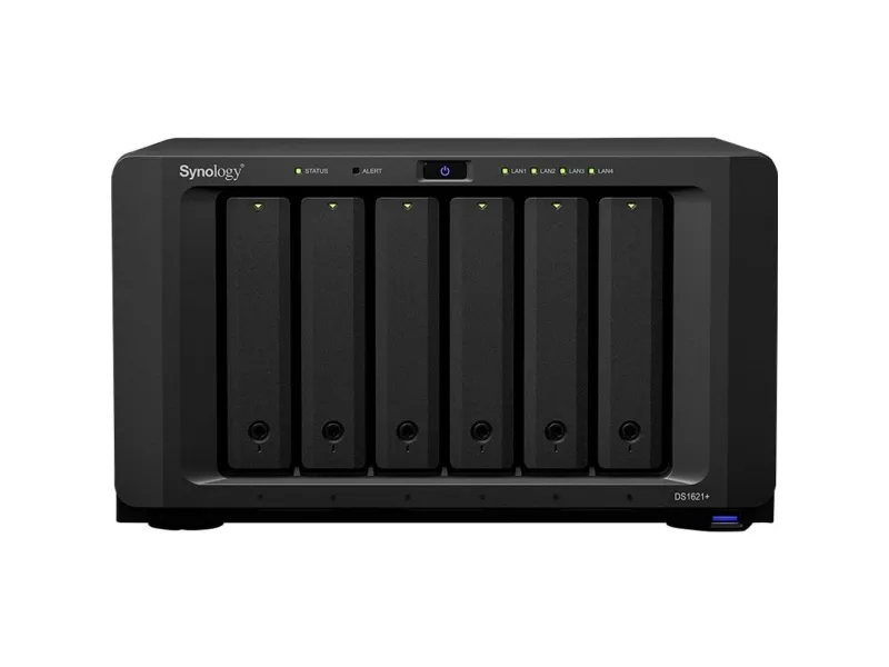Synology DiskStation DS1621  - NAS-server - 6 bays - RAID 0, 1, JBOD - RAM 4 GB - Gigabit Ethernet - iSCSI support