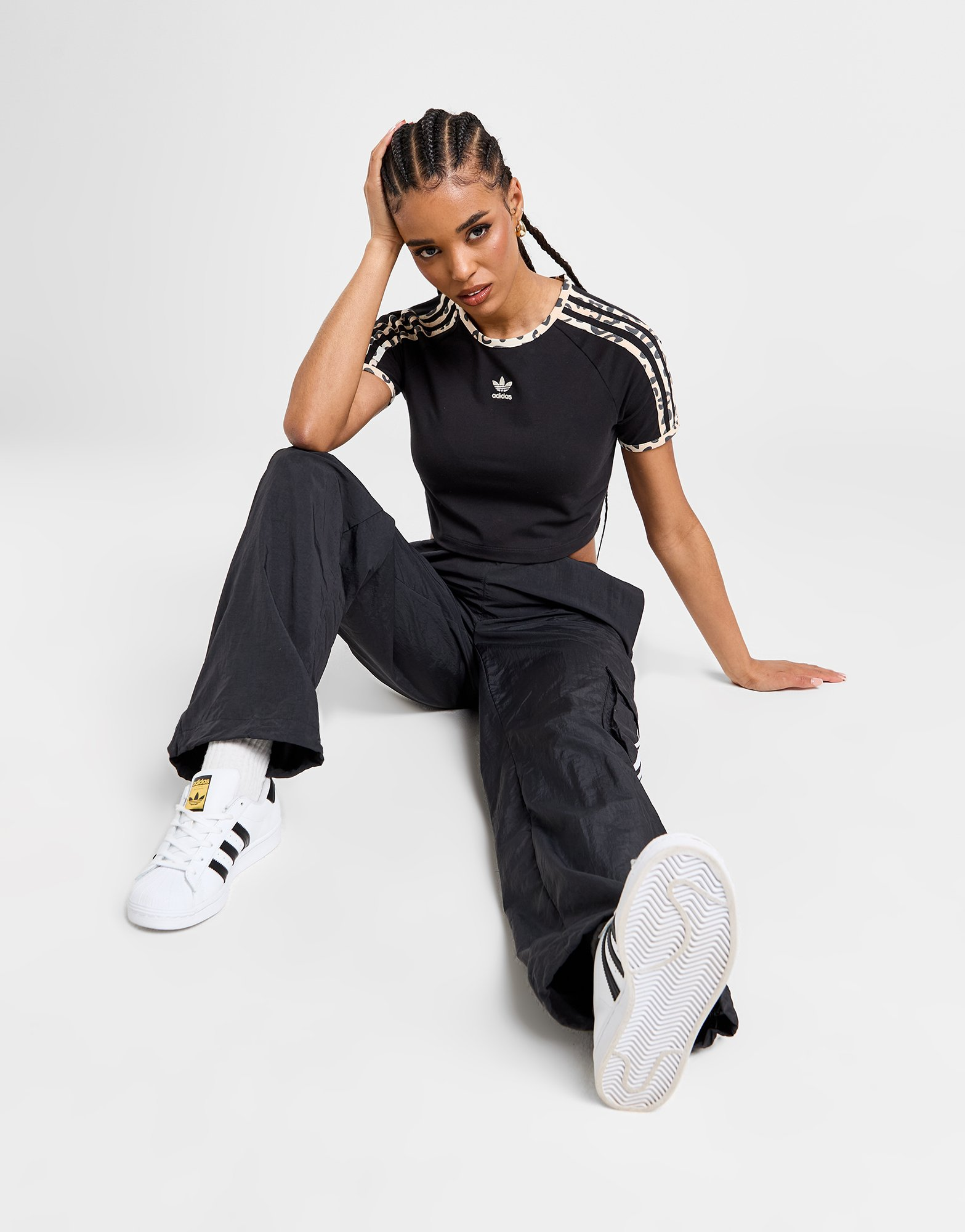 adidas Originals T-shirt adidas Originals Leopard Luxe Baby