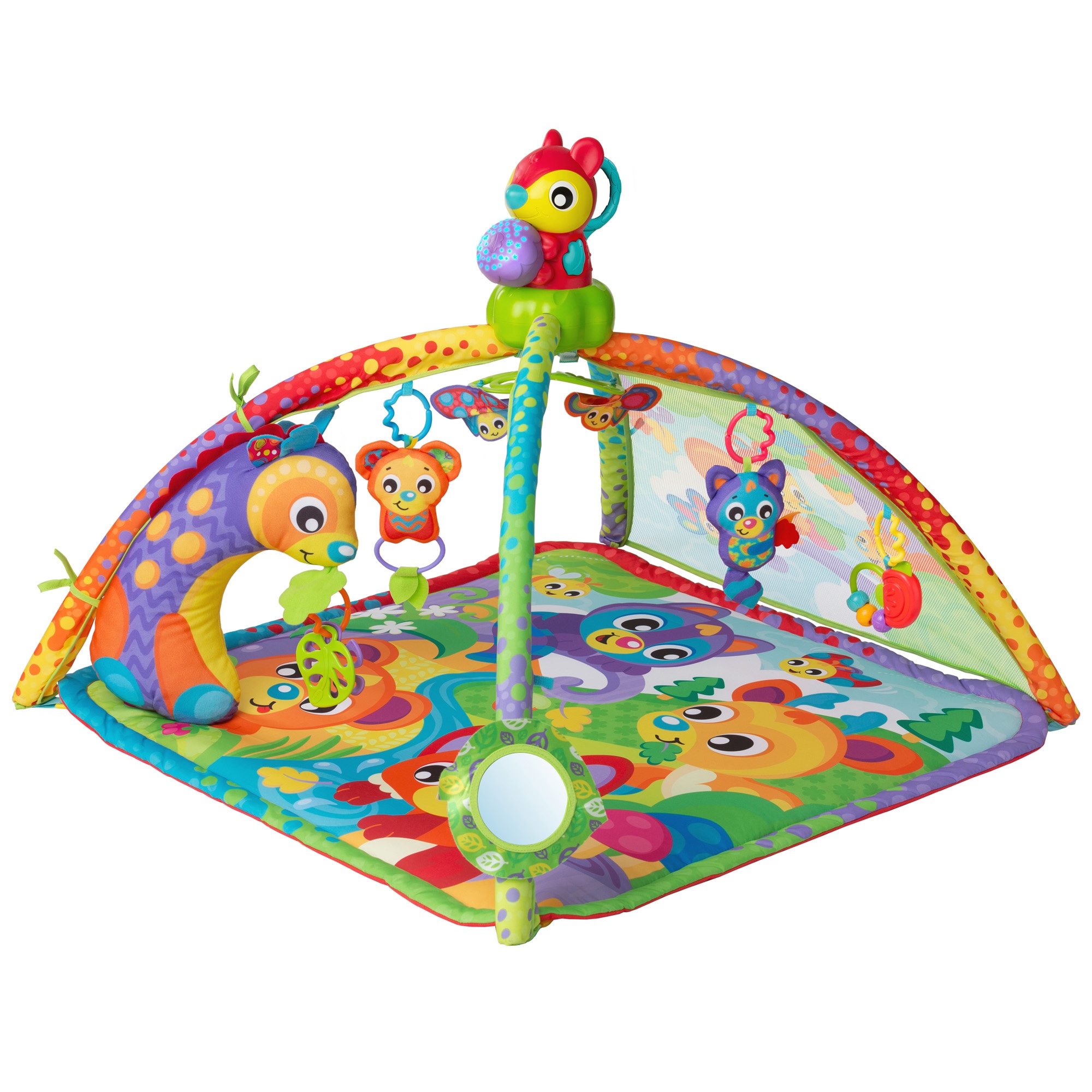 Playgro 4 in 1 Woodlands Muziek & Projector Speelkleed multi
