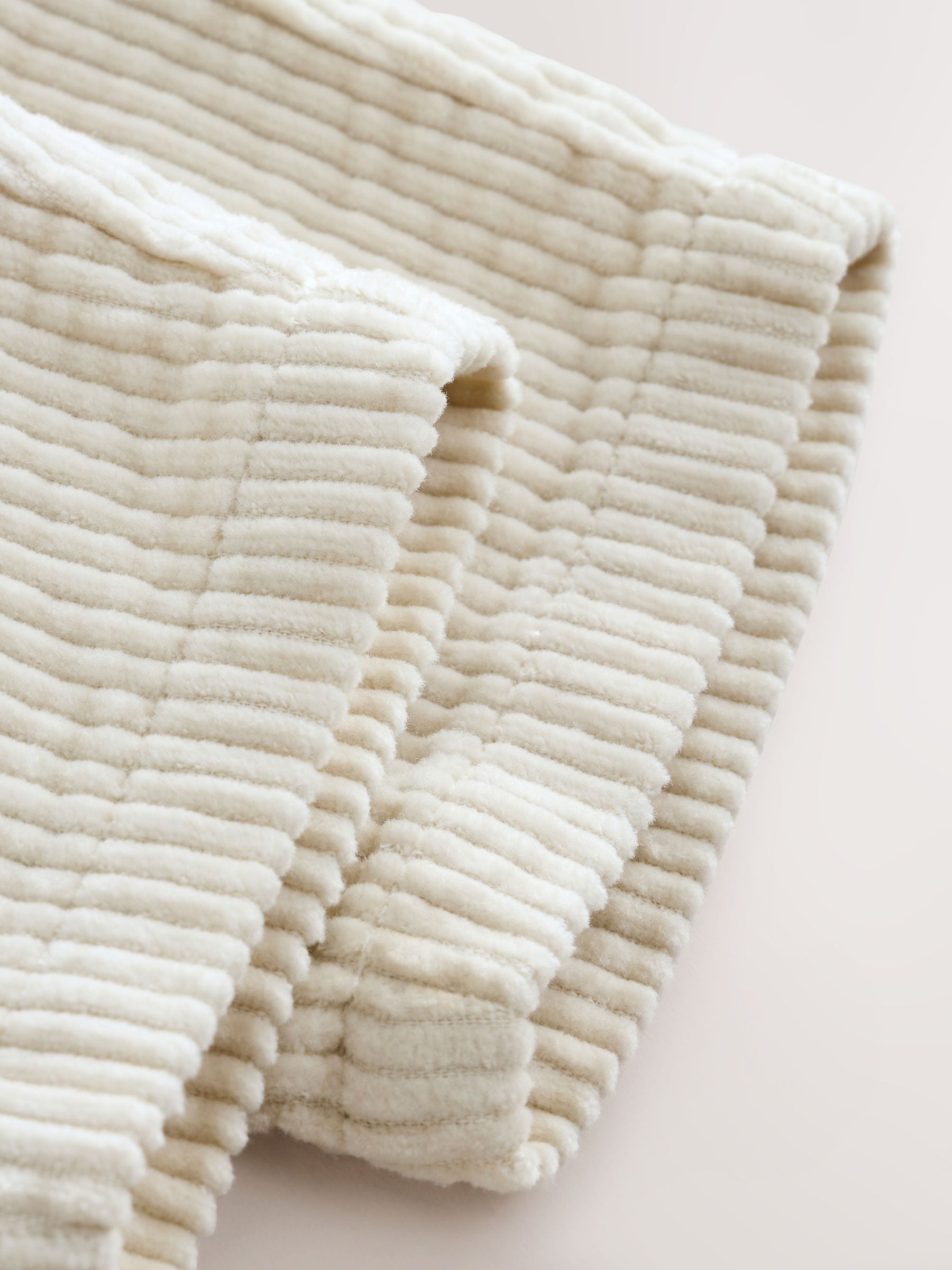 Ecru - Corduroy broek met textuur en aantrekkoord (3mnd-7jr)