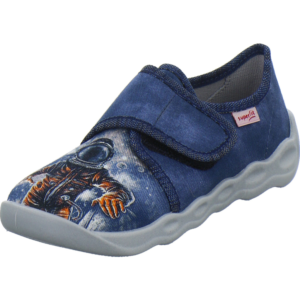 Superfit Hausschuhe Kinder Unisex - Kinder Bubble Blau-kombi