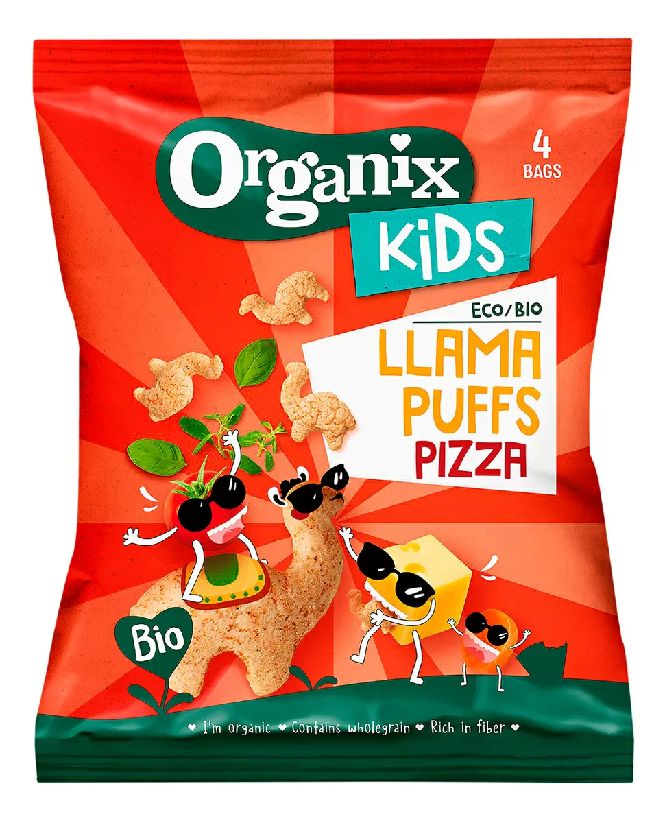 Organix Kids Pizza Puffs - 1 stk.
