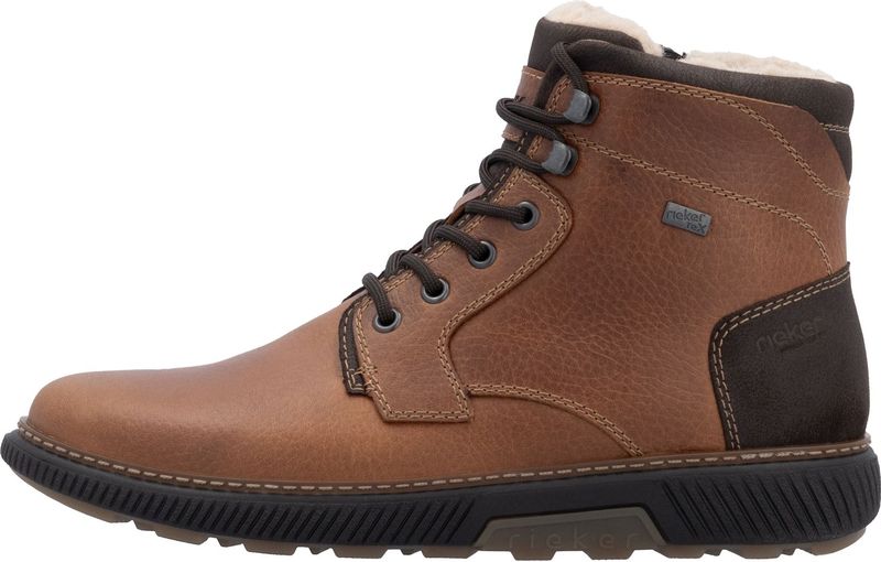 Rieker - B3333 - Enkellaarzen - Cognac - Leer