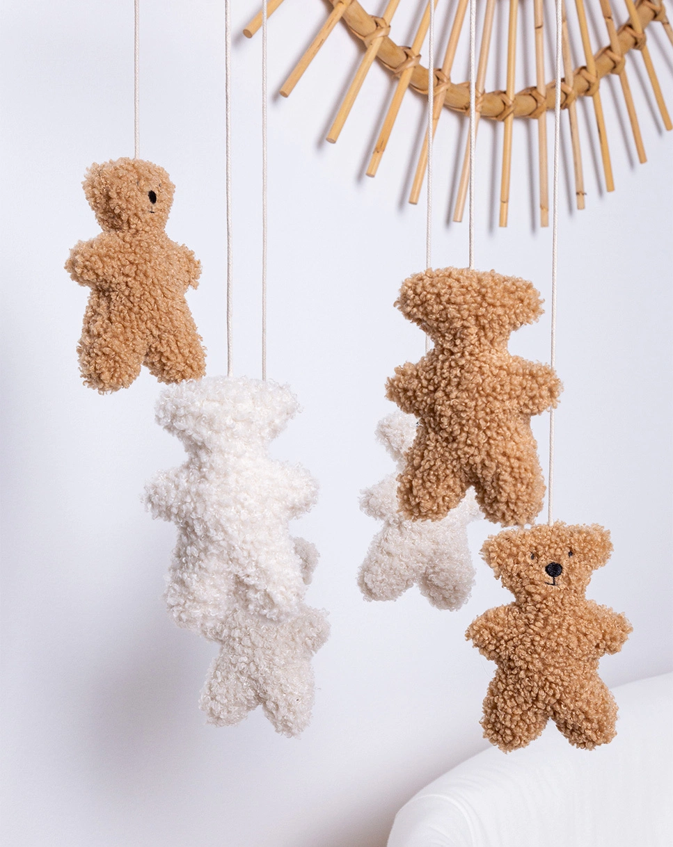 Mobile TEDDY in weiß/braun