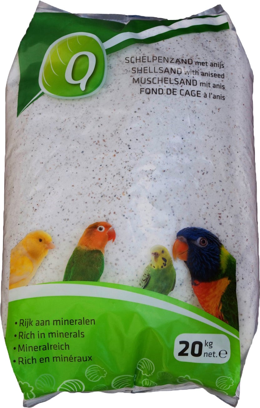 Q bodembedekker schelpenzand anijs 20 kg