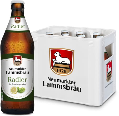Lammsbräu BIO Radler Kiste 10x0,5 l (MEHRWEG)