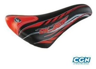 selle enfant junior 24/26 pouces 920 storm monte grappa noir/rouge avec chariot de selle