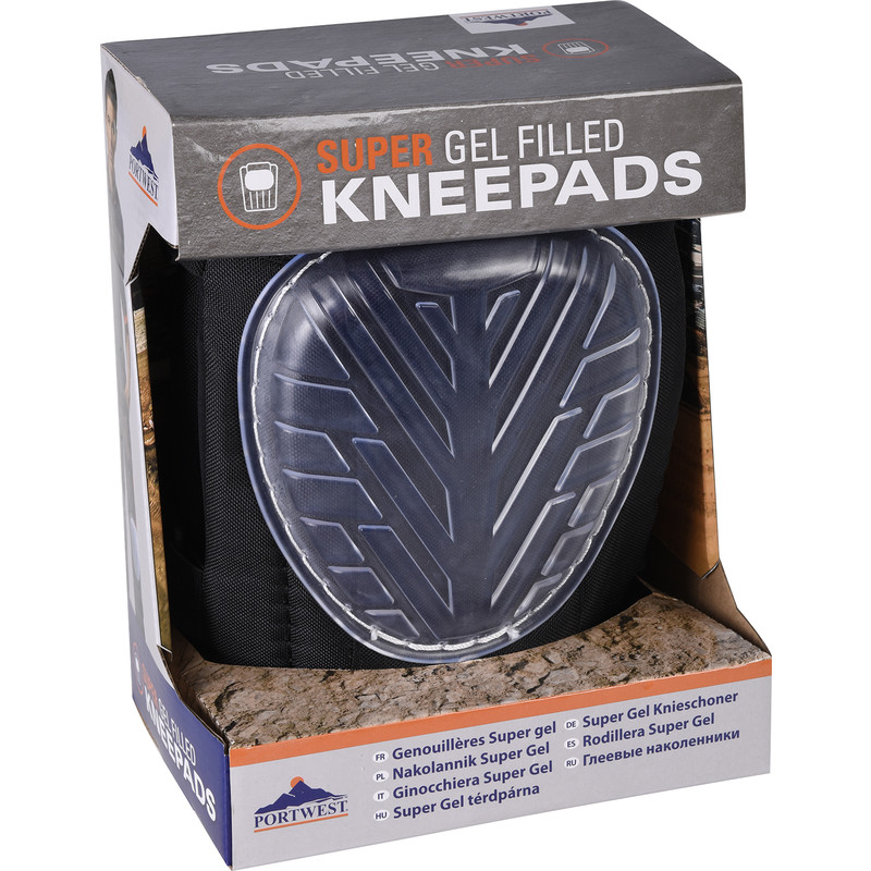 Portwest gel kniebeschermers zwart