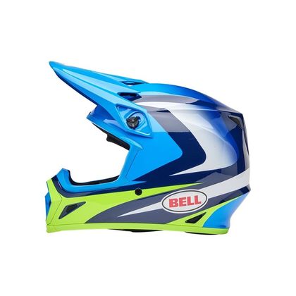 Casque cross Bell MX-9 MIPS JACKAL 2025 - Bleu / Bleu