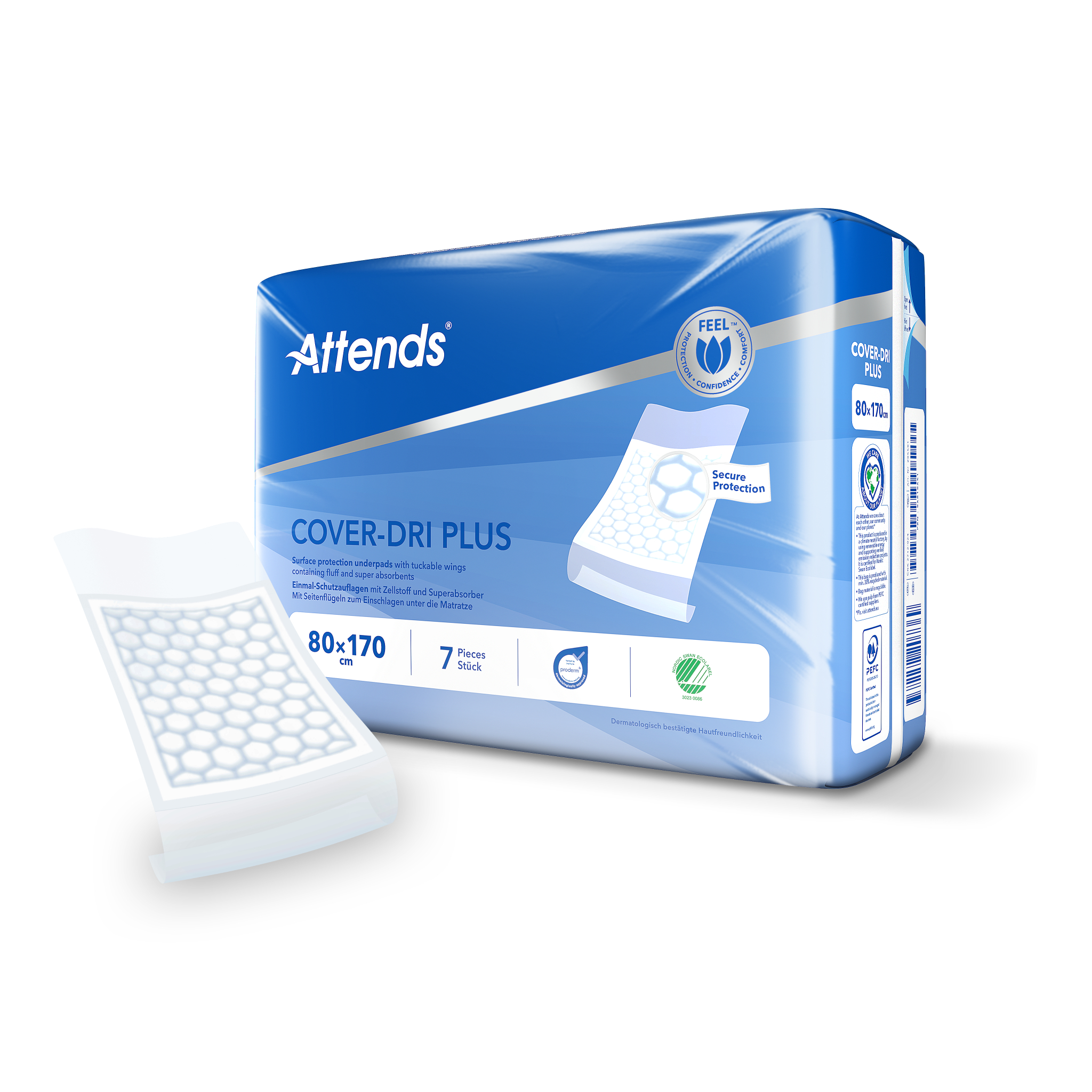 Attends Cover Dri 80 X 170 (7 Stuks)