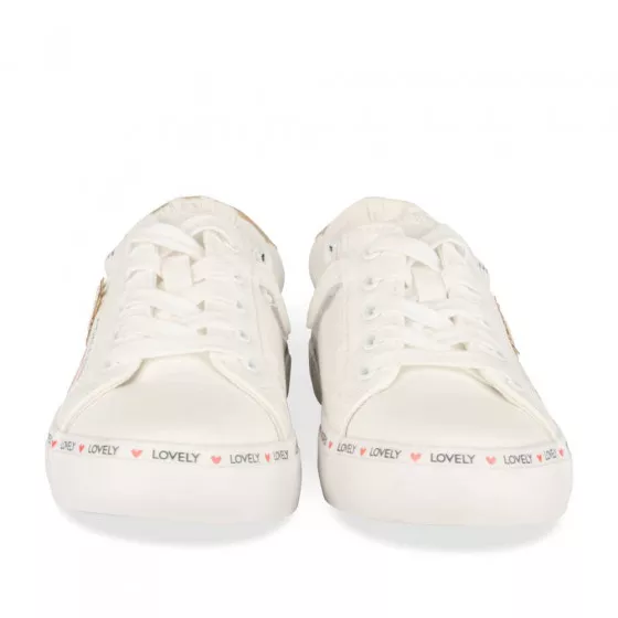 Baskets BLANC LOVELY SKULL