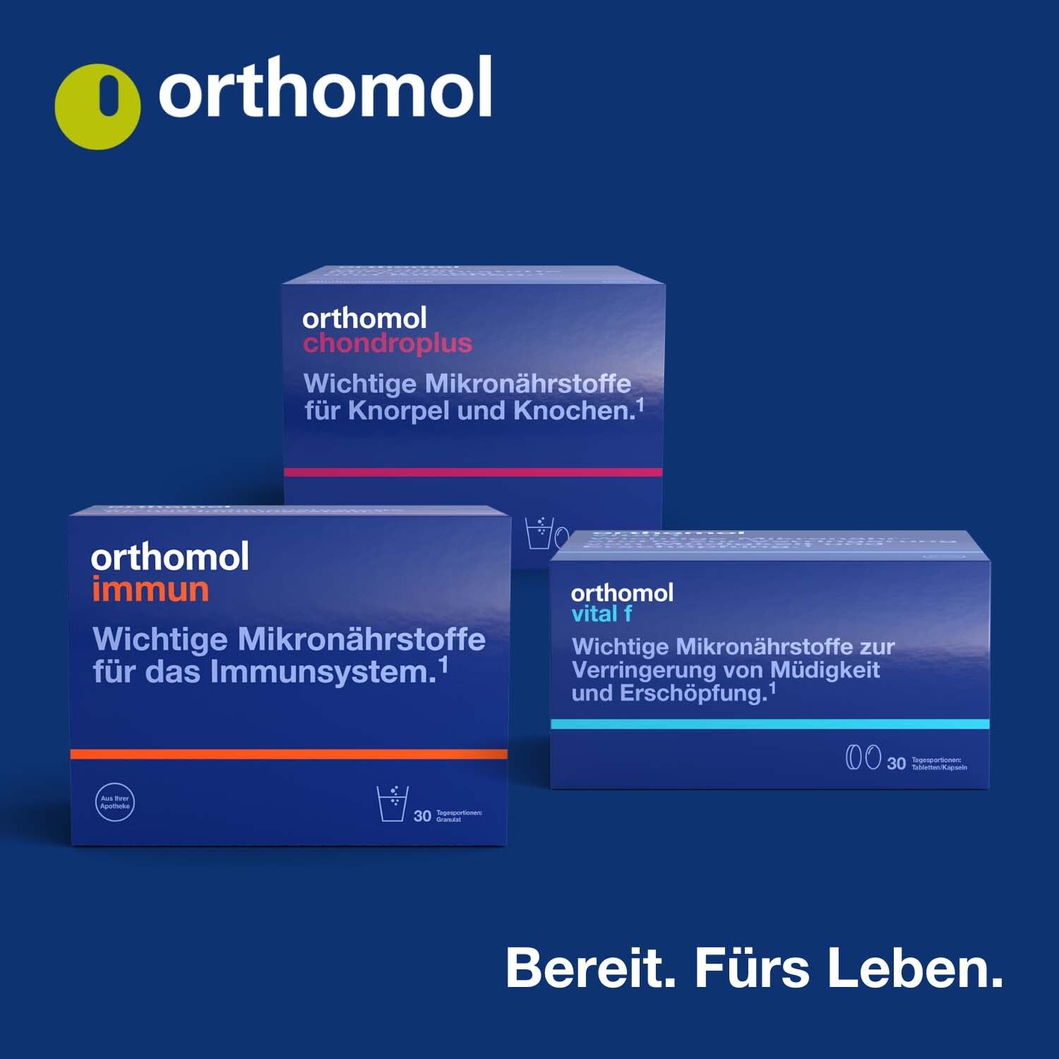 Orthomol Mental - für Gehirn, Konzentration und Gedächtnis - mit Omega-3-Fettsäure, Magnesium und Vitamin B12 - Granulat/Kapseln