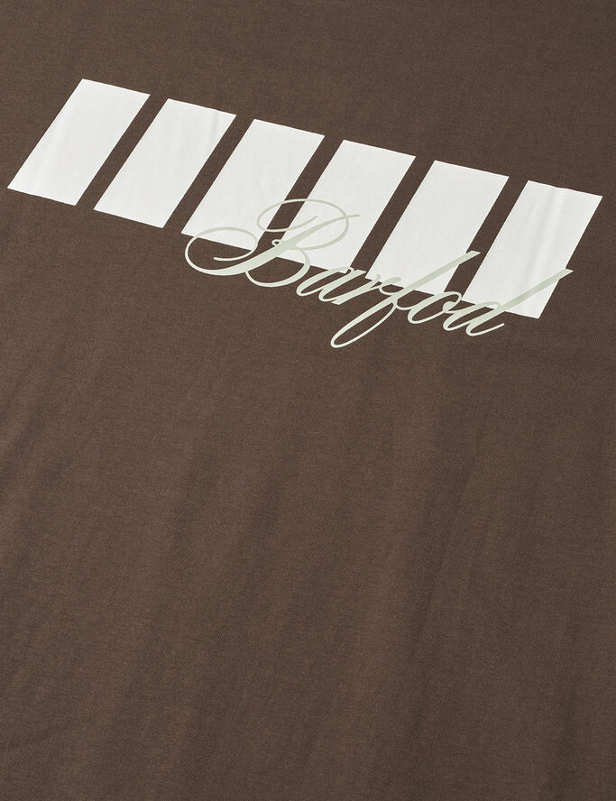 Barfod Squares short sleeve t-shirt Organic Hot fudge