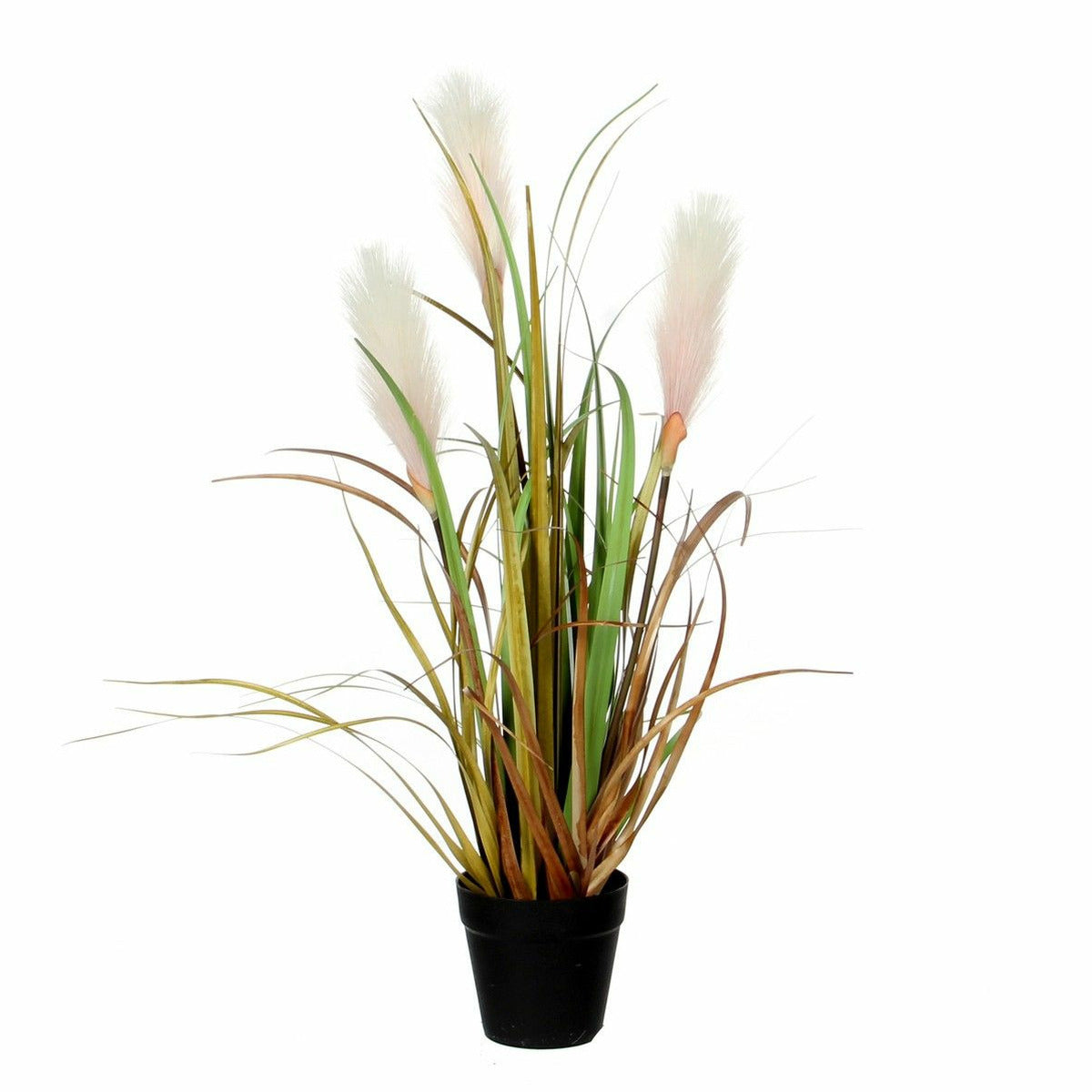 Mica Decorations Kunstplant - pluimgras - siergras - in pot - 53 cm
