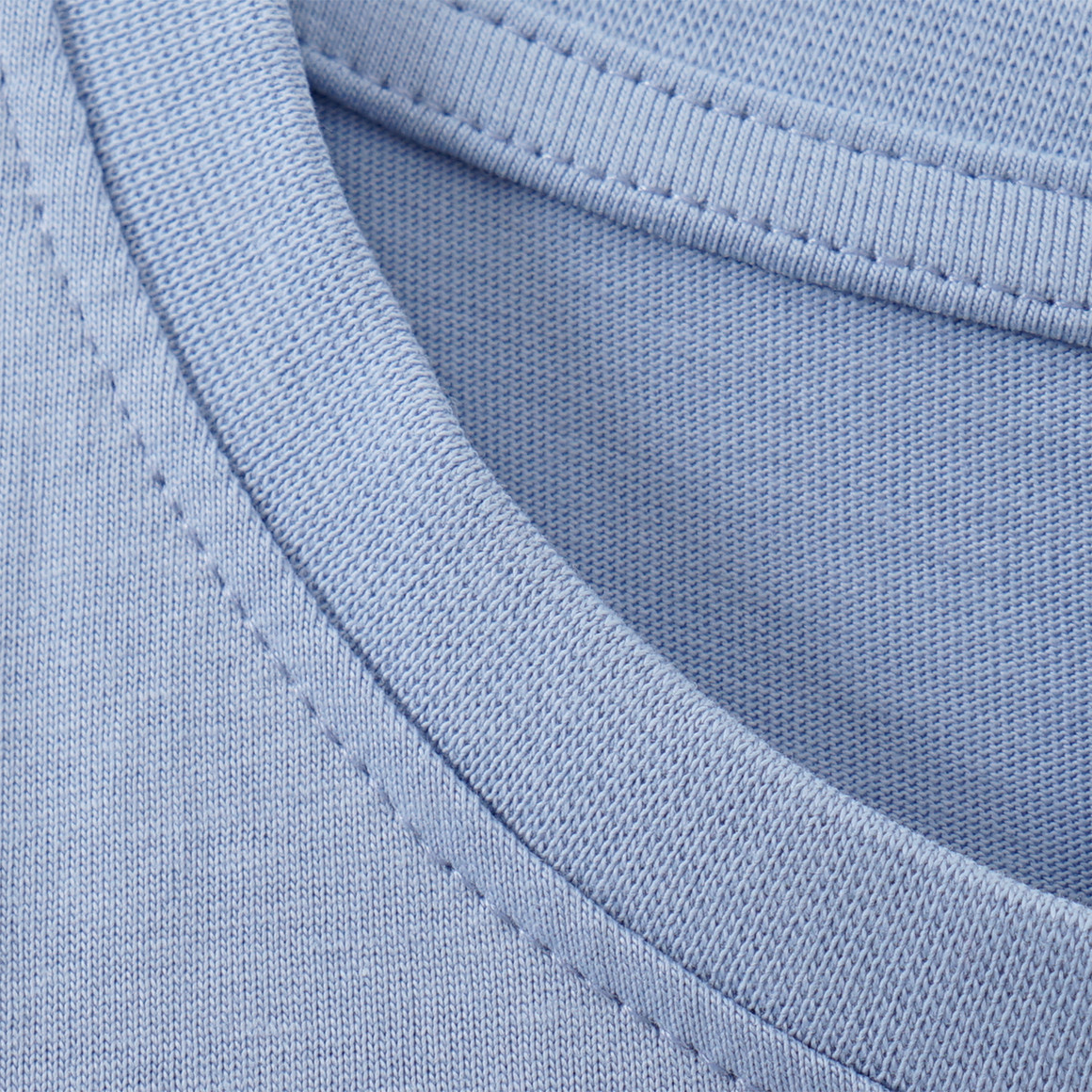 Famy 3 Mädchen T-Shirts im Basic-Look weiss / hellblau / dunkelgrau