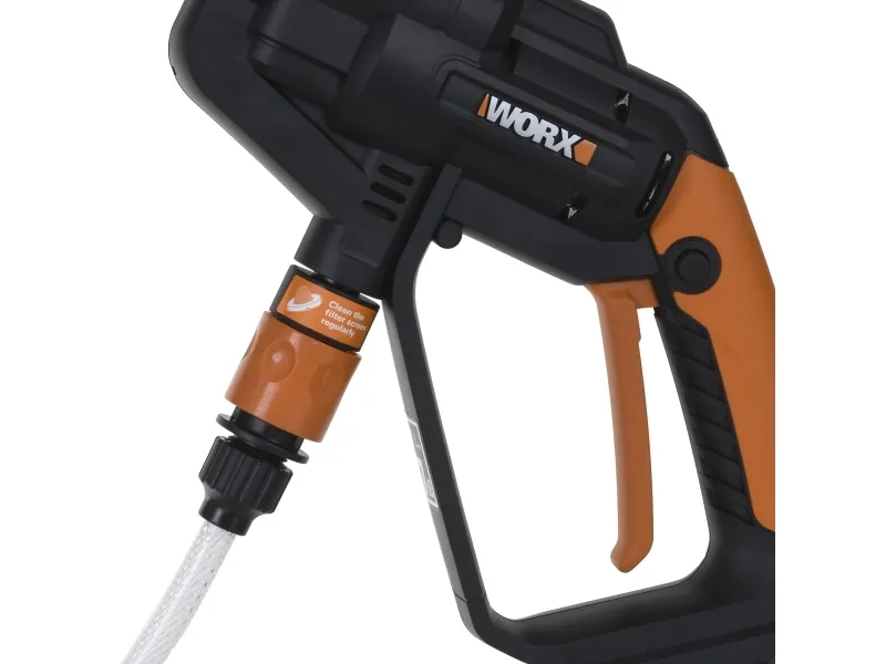 WORX WG620E.2, Kompakt, Batteri, Lavt tryk, Sort, Orange, 1 bruger(e), 120 l/t
