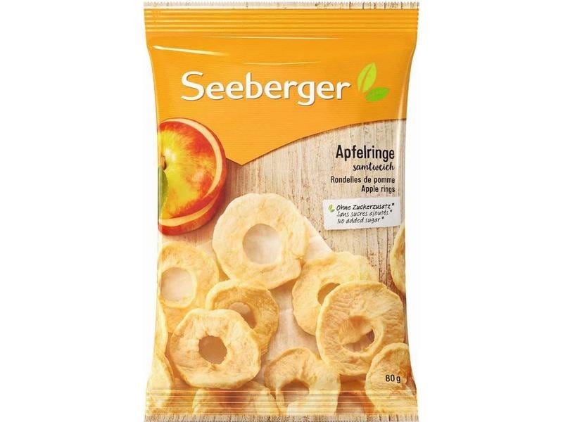 Seeberger Apfelringe 80 g Ganze und samtweiche Apfelringe