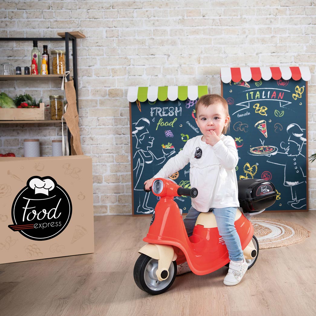 Smoby Scooter Ride On Food Express