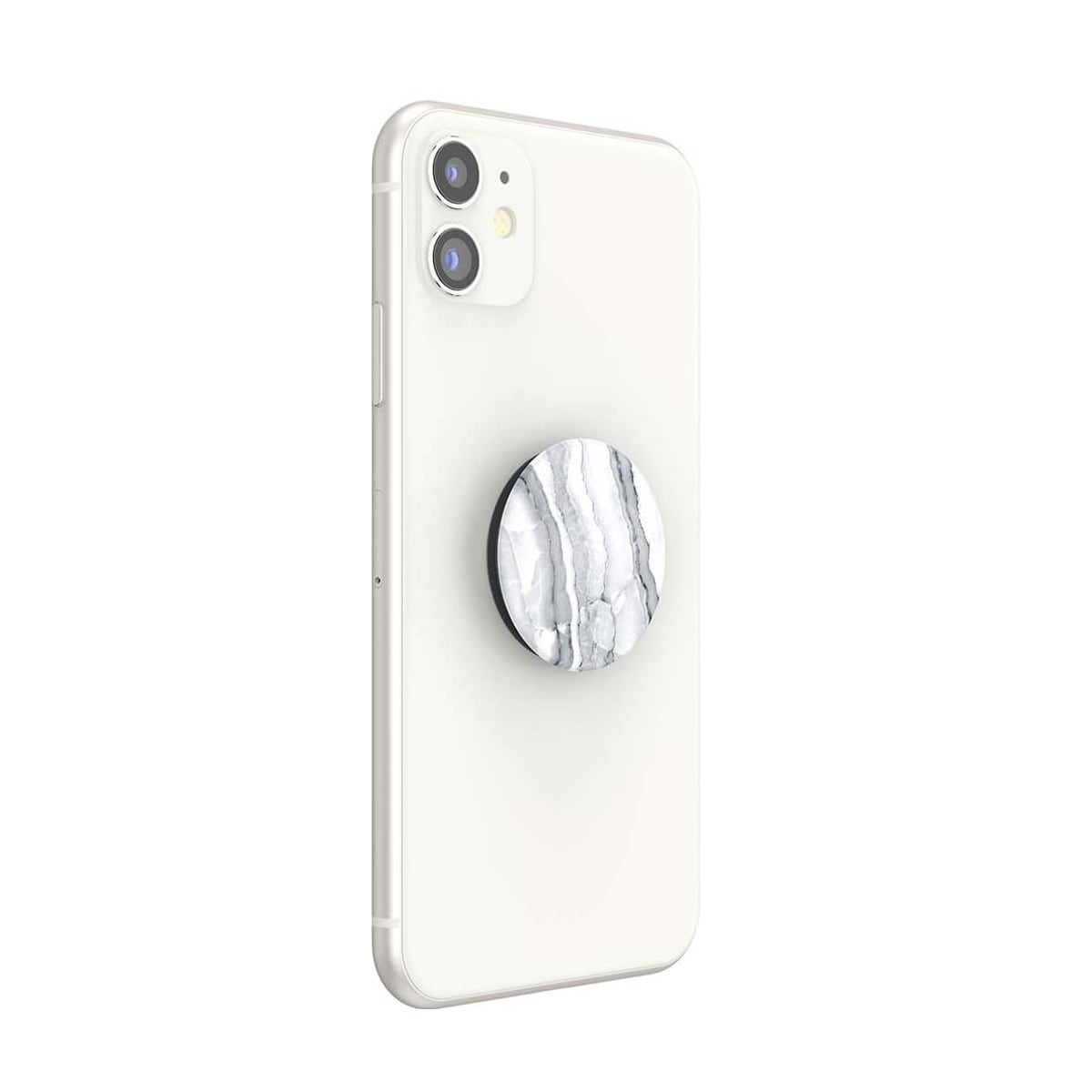 POPSOCKETS PopGrip Basic grep til mobile enhter (hvit granitt)