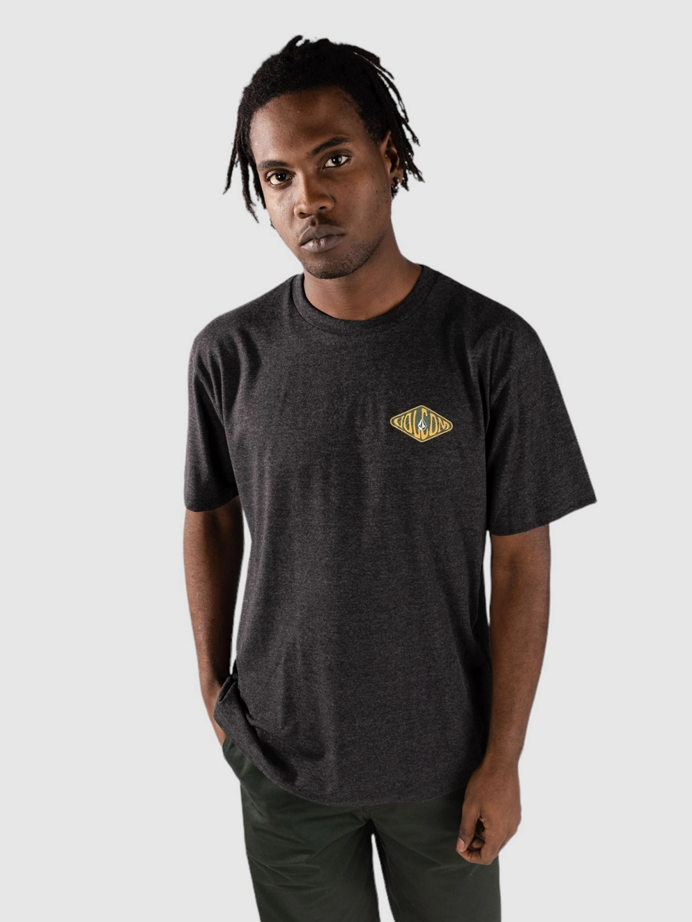 Volcom Voboxed Hth T-Shirt heather black