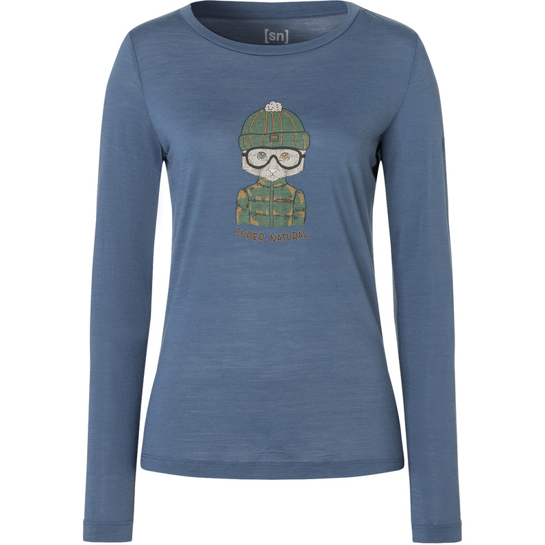 Super.Natural Damen Snow Cat Longsleeve