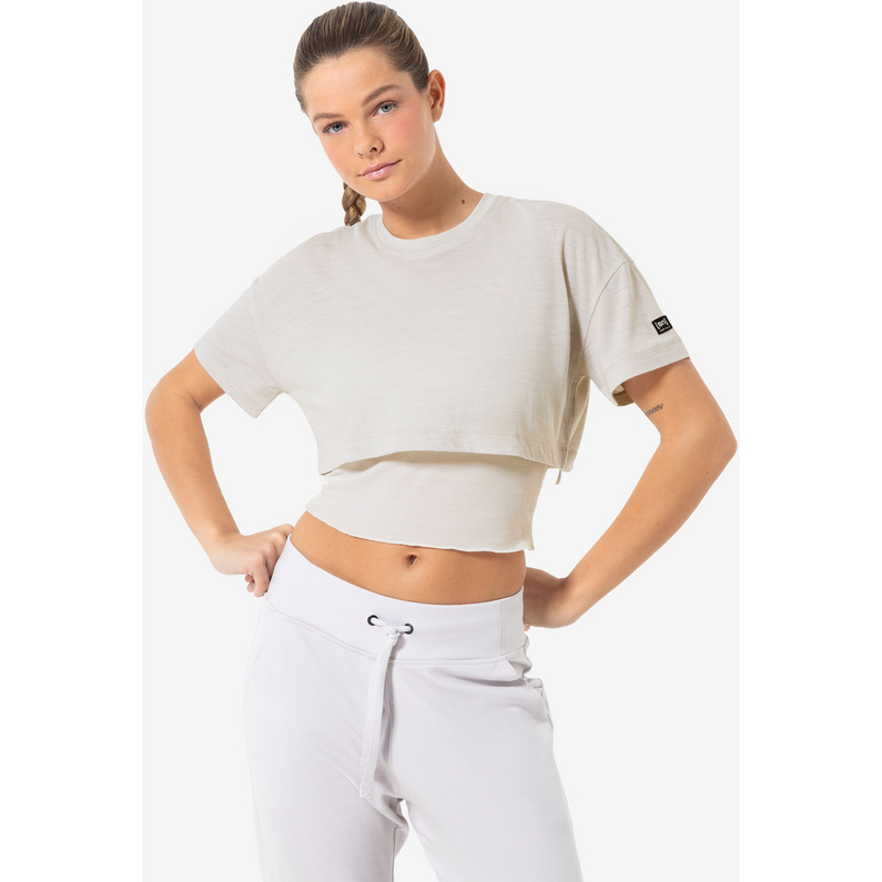 Super.Natural Damen Crop T-Shirt