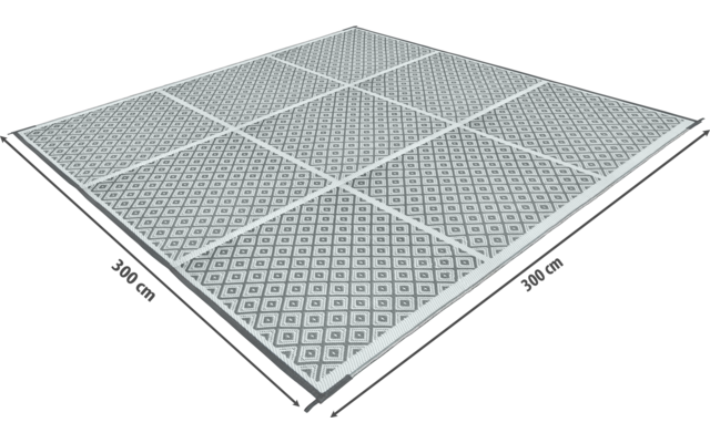 Berger Square Outdoormatte / Vorzeltteppich