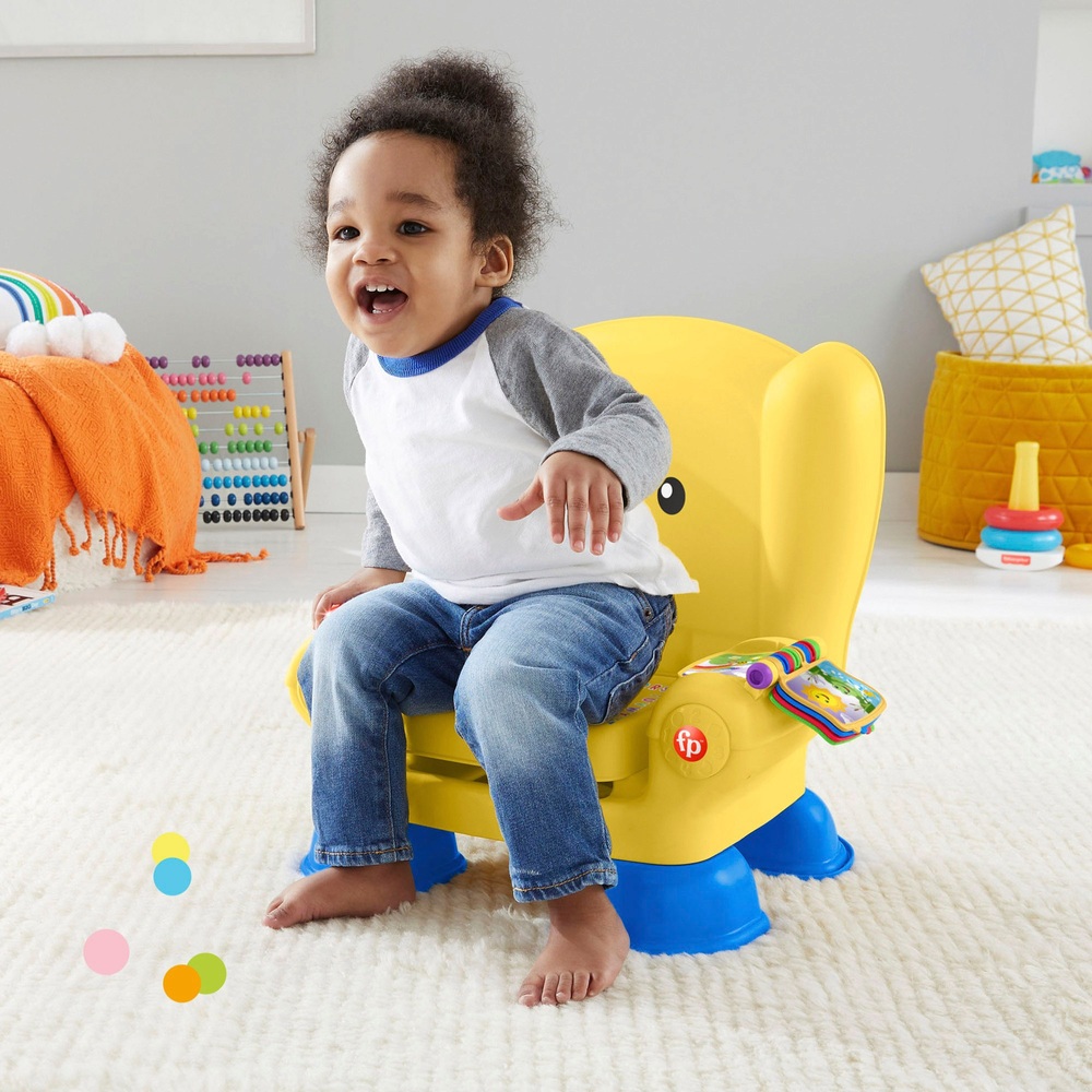 Fisher-Price Lachen & Lernen Smart Stages Aktivitätsspielzeug-Stuhl Gelb