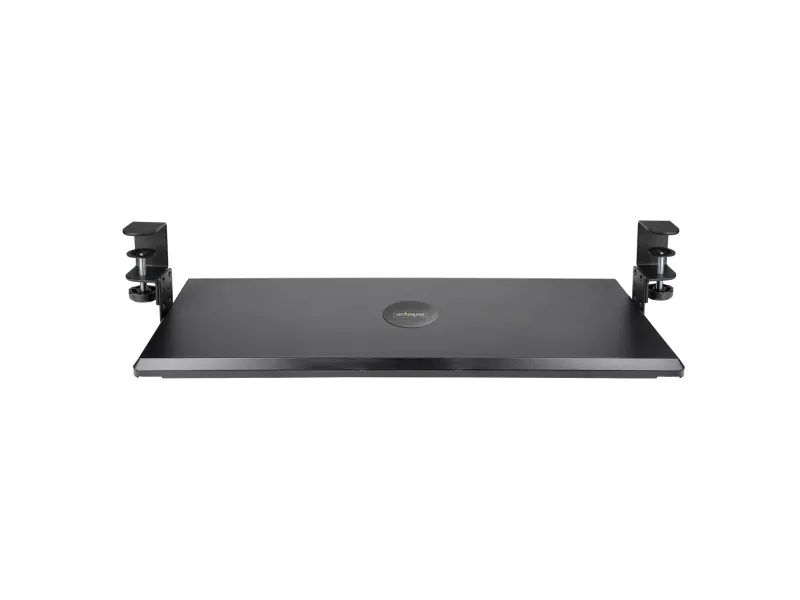 StarTech.com Under-Desk Keyboard Tray, Clamp-on Keyboard Holder, Supports up to 12kg (26.5lb), Sliding Keyboard and Mouse Drawer with C-Clamps, Height Adjustable Keyboard Tray - Black - Ergonomic Keyboard Tray (KEYBOARD-TRAY-CLAMP1) - Tastaturbakke -