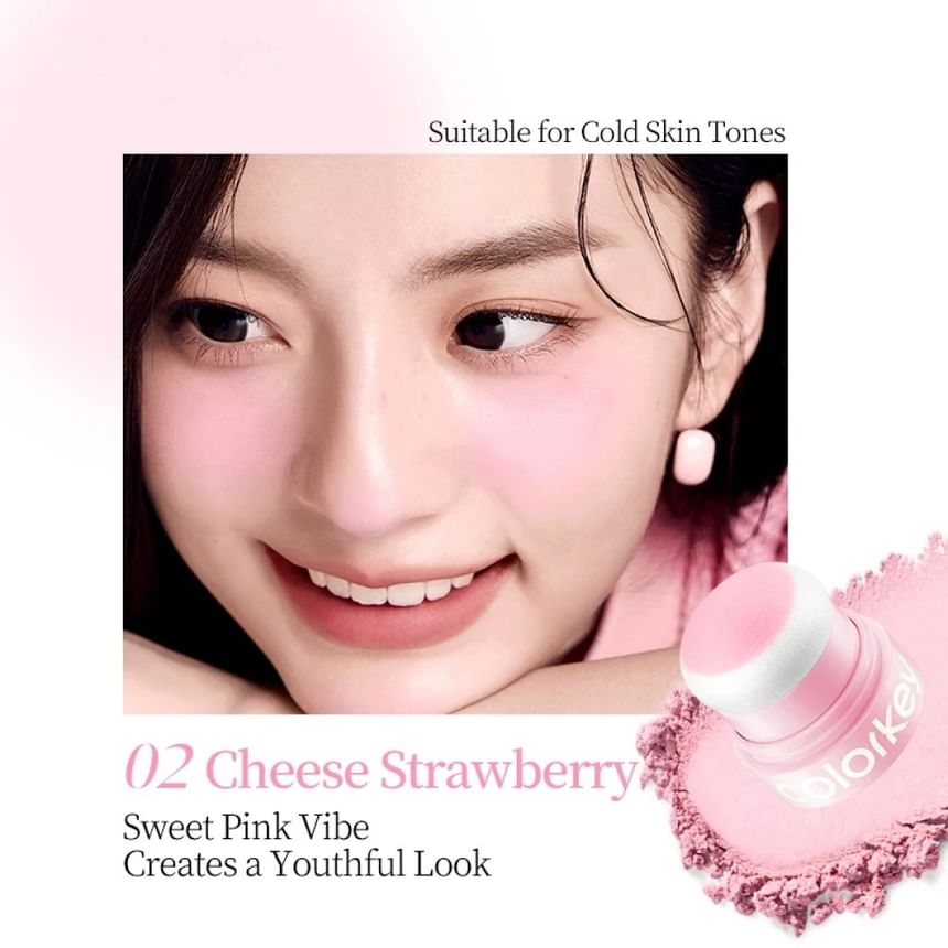 COLORKEY - Glinsterende blusher (01-03)