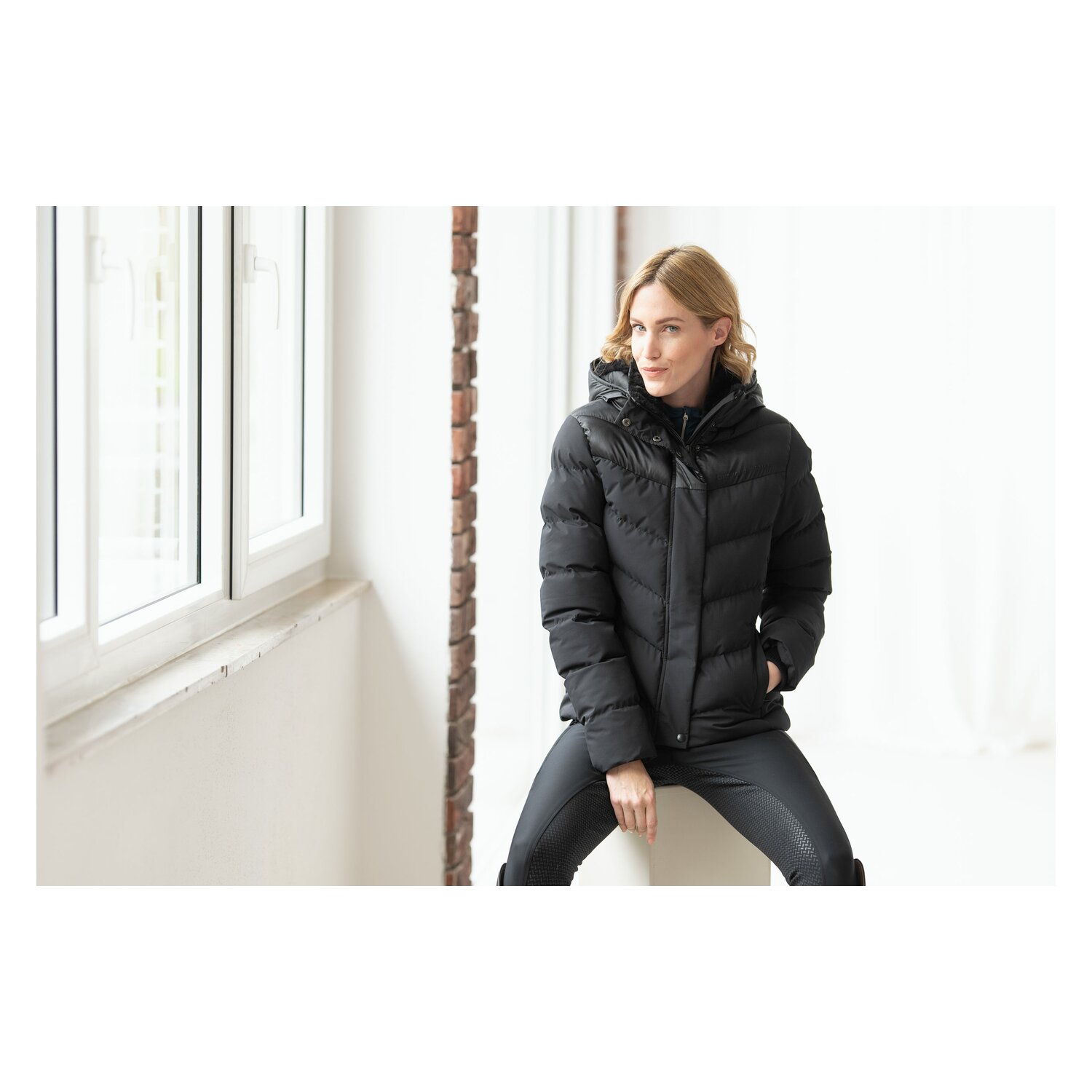 Cheval de Luxe Steppjacke Limoges - black - XXL