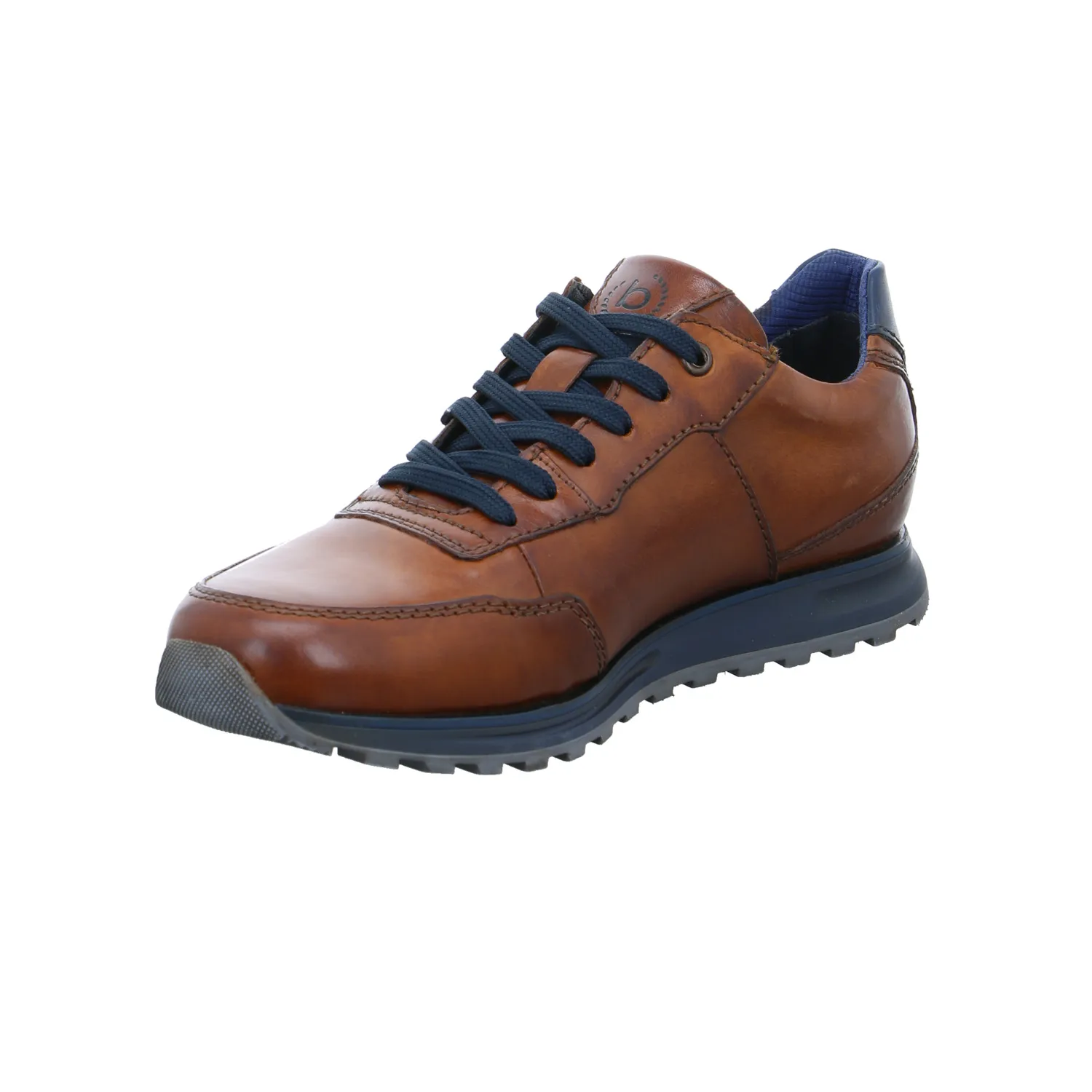BUGATTI SHOES Halbschuhe Sneaker Cognac Leder